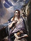 Unknown Artist The Magdalene By El Greco painting